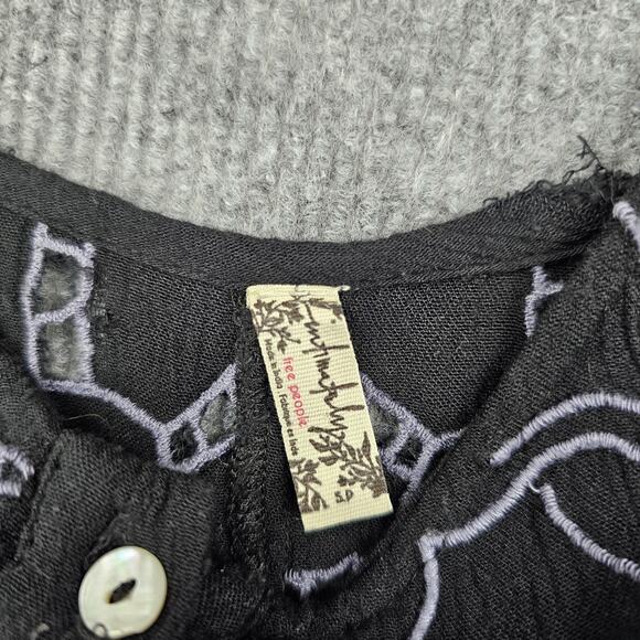 Intimately Free People Romper Womens Small Floral Lace Boho Festival Whimsigoth - Picture 5 of 10